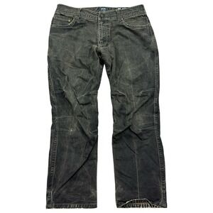 Kuhl Rydr Pants Men's 36x30 Faded Black Vintage Patina Dye Relaxed Fit Utility